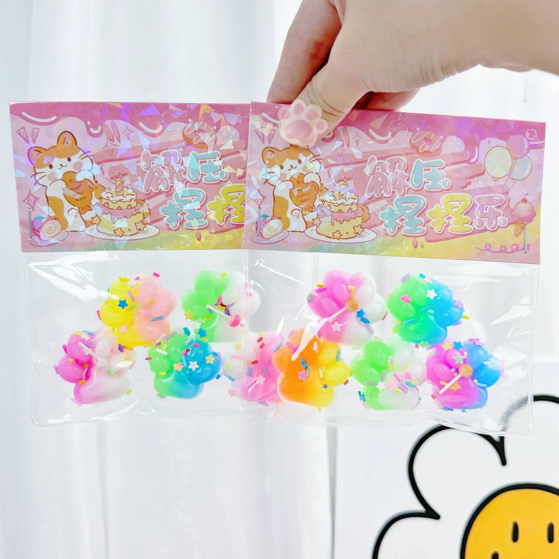 Cute Five Mini Squish Cat Foot Antistress Paws Squeeze Toy Squishy Girls Toys For Children Antistress Adult Sensory Toys Gifts 2