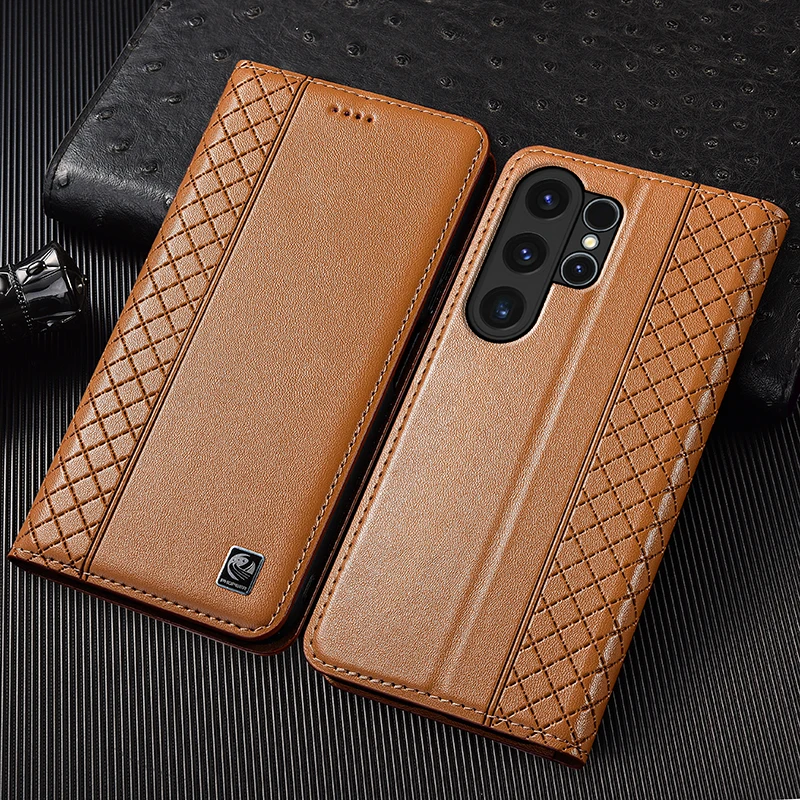 Napa Genuine Leather Flip Phone Case Cover