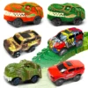 Magical Track Racing Cars With LED Lights DIY Plastic Racing Track Glowing In The Dark Creative Gifts Toys For Children 1