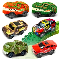 Magical Track Racing Cars With LED Lights DIY Plastic Racing Track Glowing In The Dark Creative Gifts Toys For Children 1