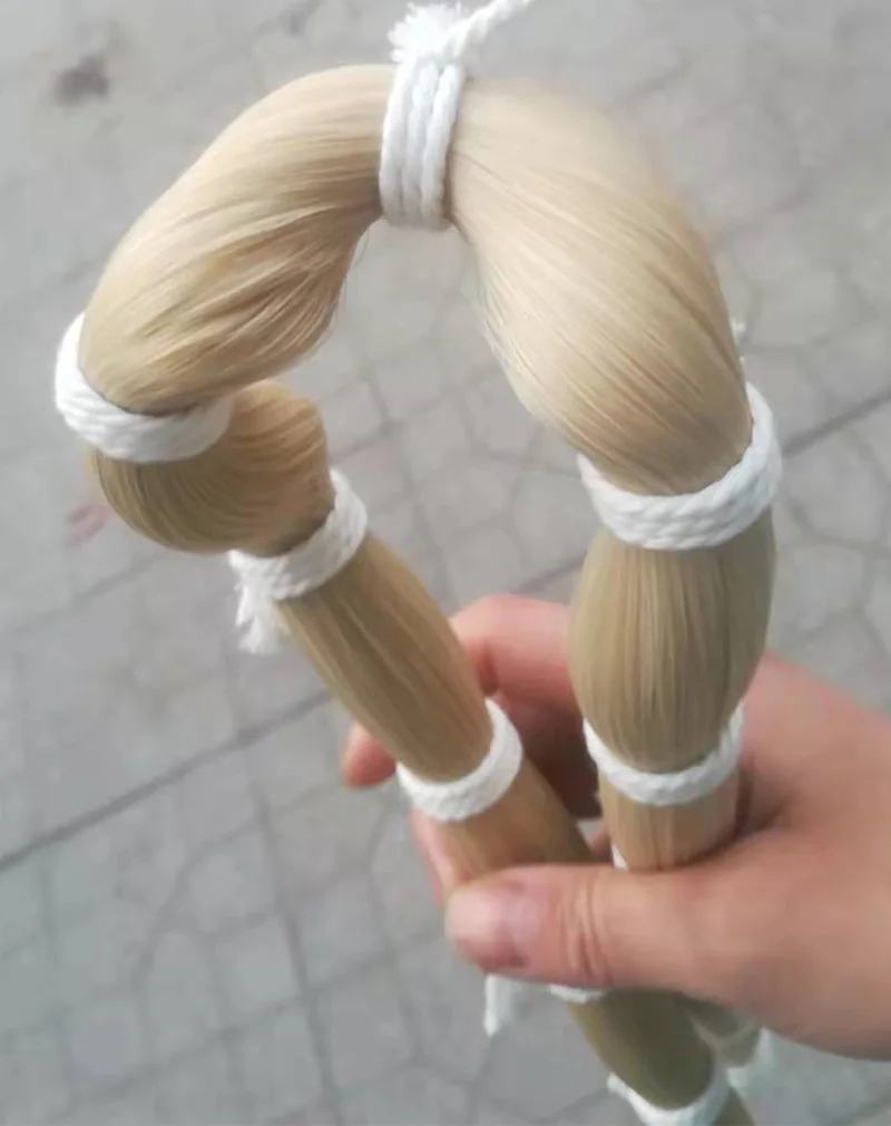 

250g Natural White Horse Hairs,Violin Bowhair,Viola Cello Double Bass Bow Horse Tail,DIY HORSE TAIL EXTENSION