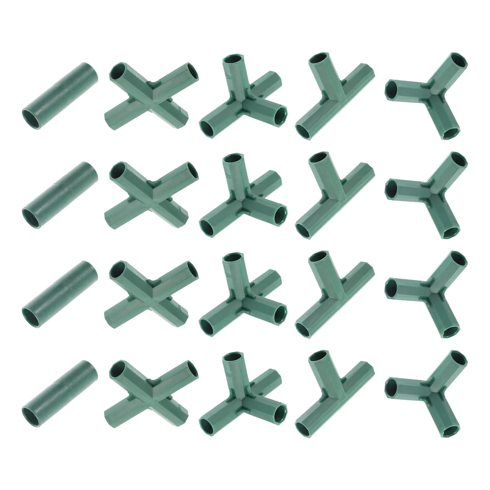 

20Pcs Gardening Frame Connecting Tools Fixing Rod Joints Bracket Garden Accessory