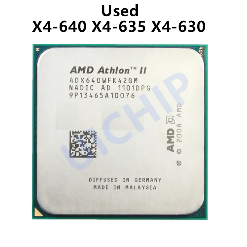 100% Original AMD Athlon II X4 630 X4-630 2.8GHz Quad-Core CPU ...