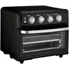 Air Fryer + Convection Toaster Oven, 8-1 Oven with Bake, Grill, Broil & Warm Options, Stainless Steel,  (Matte Black) 2