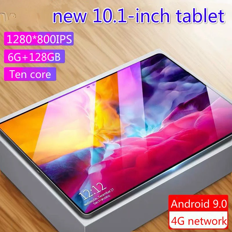 moderness tablet Best Selling 2022 Tabletas 10.1 inch 2 In 1 Tablet  6G Ram 128GB Android 9.0 4G Network Dual Card Dual Standby Support Zoom cheap note taking tablet