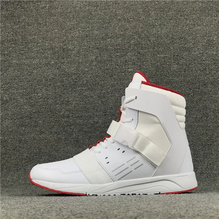 Hard Pull Stability Training Shoes Leather Weight Lifting Power Indoor Fitness Ankle Squat Shoes Men's