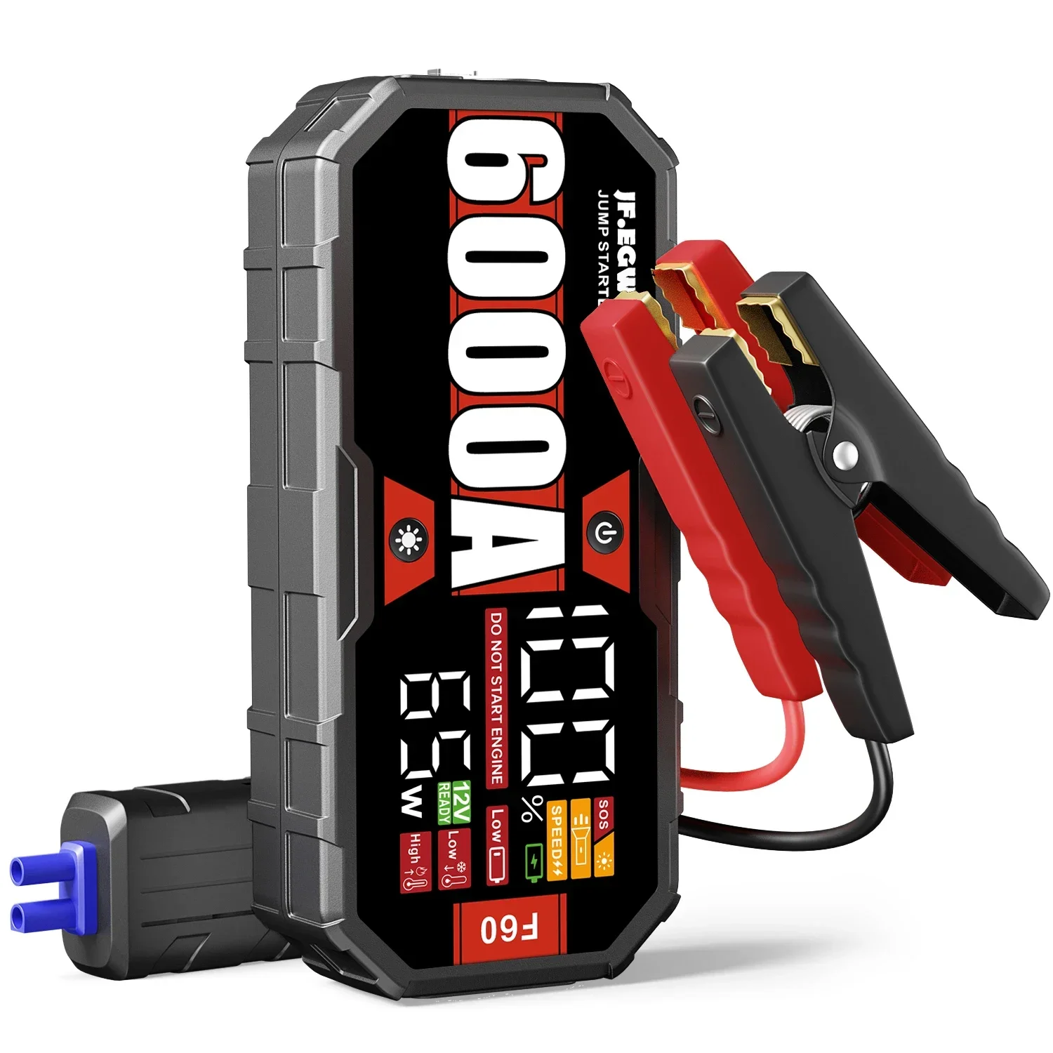 Auto Starthilfe Power Bank 6000a 2000a 12V 24V Auto Start Auto Booster  Batterie Jumps tarter Notfall Booster Jumper Start