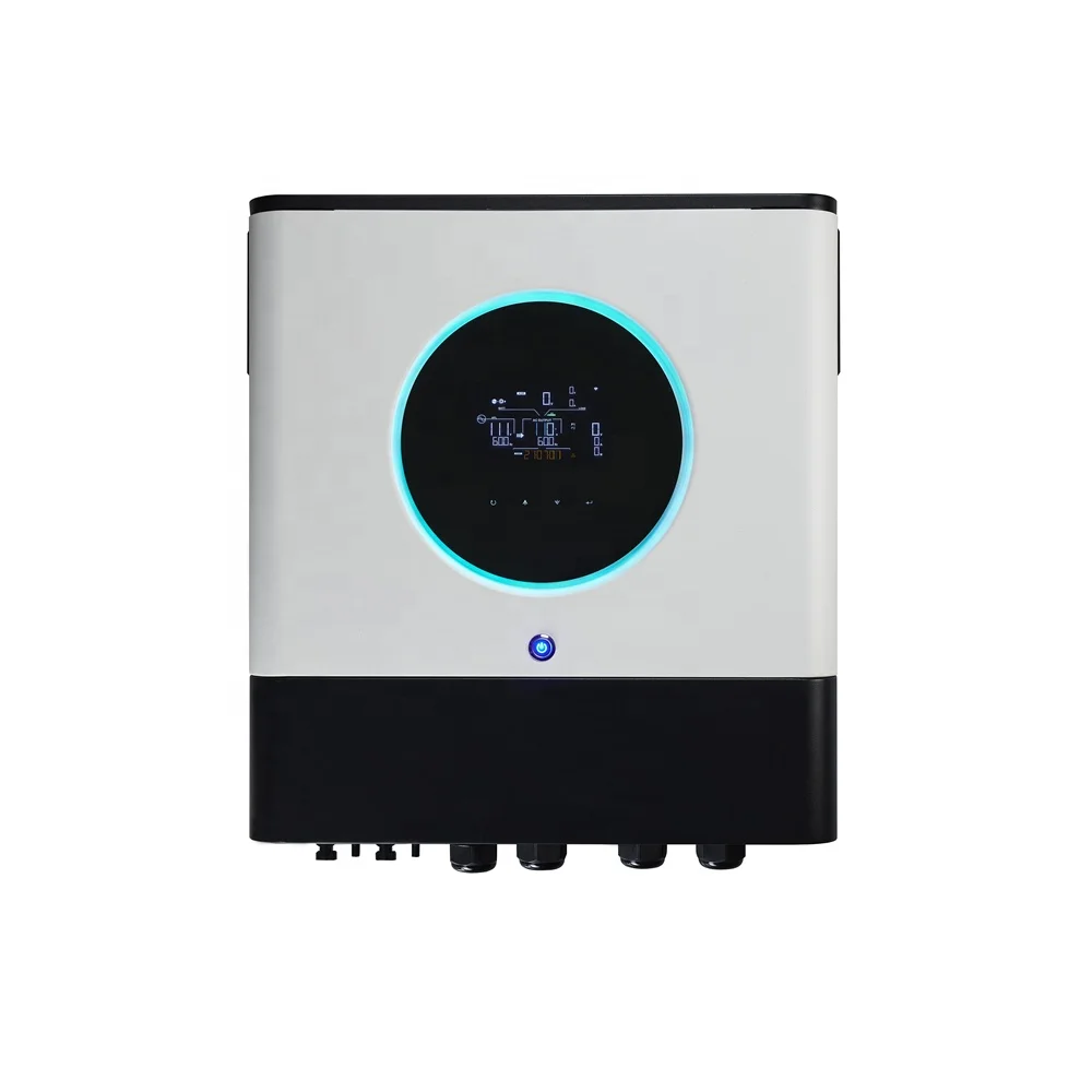 

Round Screen with Touchable Button 11kw 220V 48V Battery Hybrid Solar Inverter