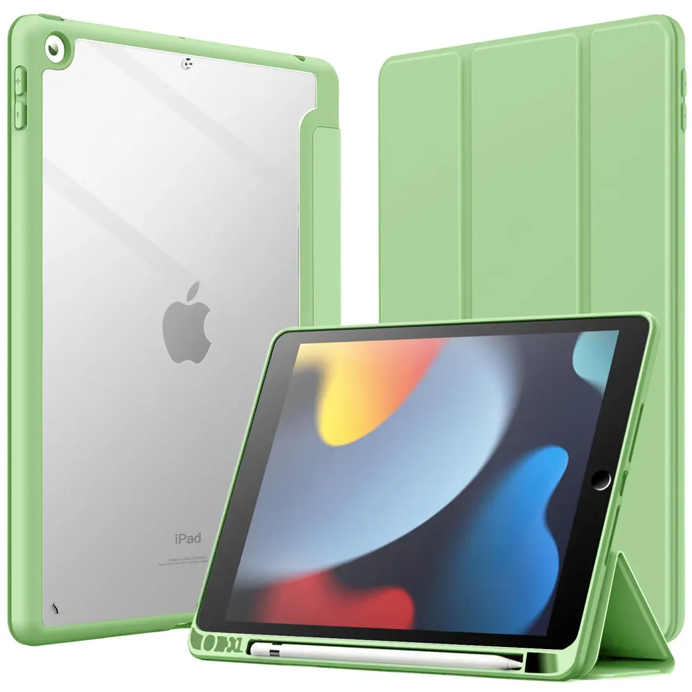 iPad 10.2-Inch Protective Case with Pencil Holder and Accessories