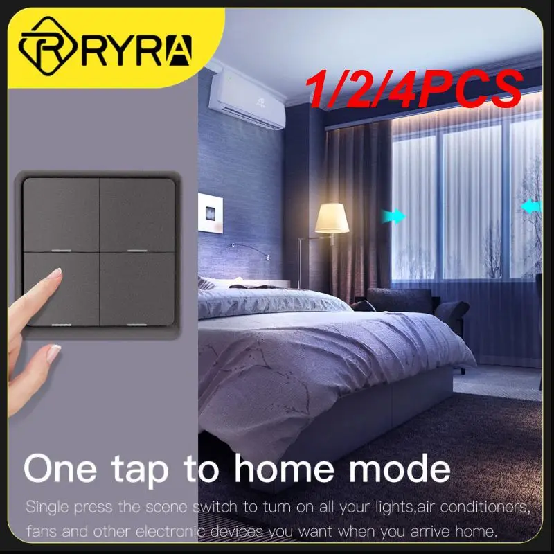 

1/2/4 шт., кнопочный переключатель для автоматизации граффити