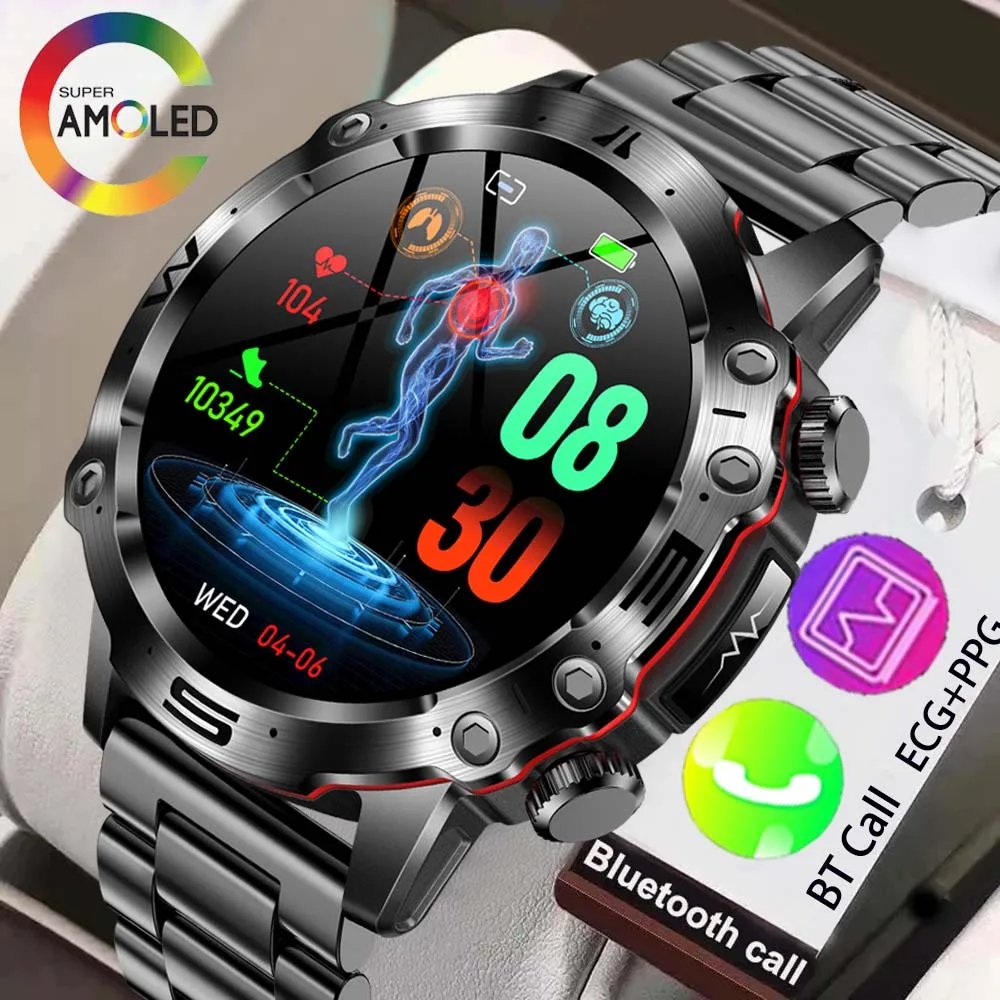 

2023 New Men's Health Smartwatch ECG+PPG Bluetooth Call 100+Sport Modes IP68 Waterproof Women's Smartwatch For Huawei and Xiaomi