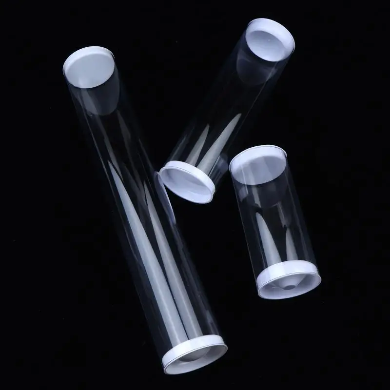 Acryl-Badminton-Federballhalter, transparente Aufbewahrungsröhre, leichtes Gehäuse für Sporttraining und Übungen – Detail 5
