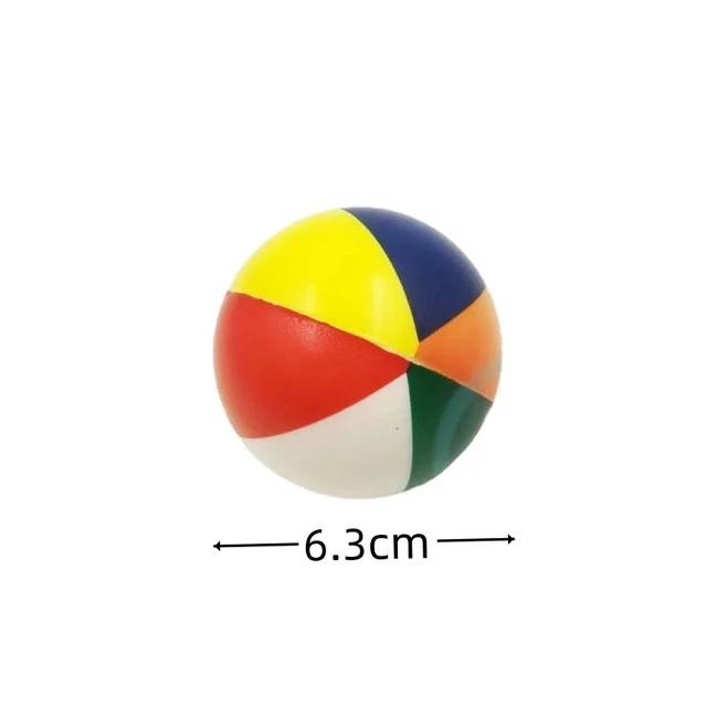 12Pcs PU Sponge Pressure Beach Soft Ball Compression Decompression Toy Children's PU Foam Soothing Toy Wrist Sports Prop Ball 4