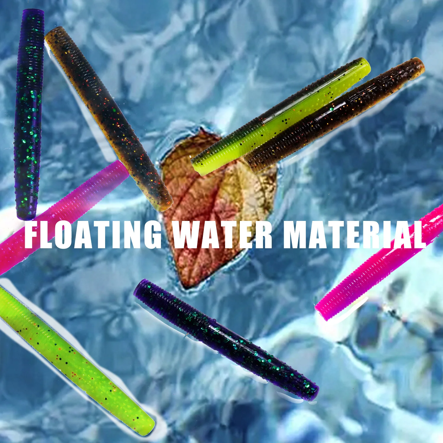 Ned Rig Floating Worm Lures 5