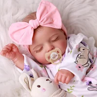 NPK 18inch Rosalie Newborn Baby Reborn Doll - Hand-Painted High-Quality 3D Skin Tone with Toy Included 2