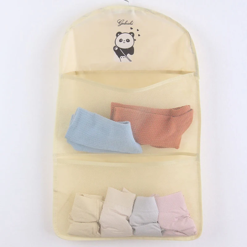 Japanese-style Sock Storage Hanging Bag Multi-layer Wardrobe Hanging Underwear Wall Dormitory
