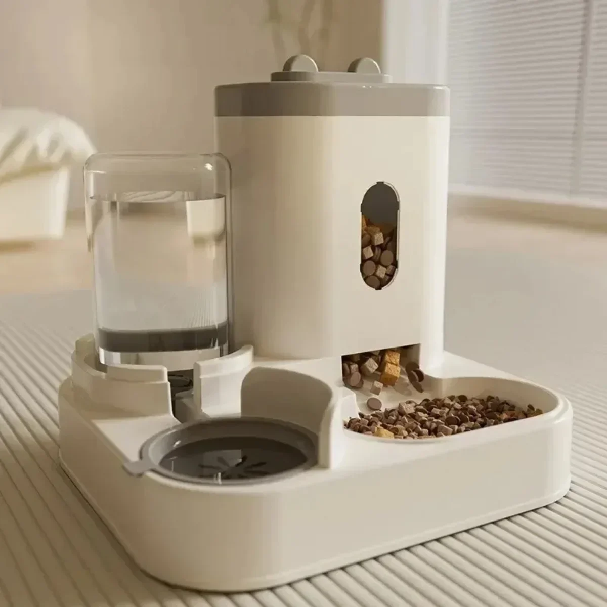 Automatic Feeder Dog Cat Food Bowl With Water Fountain Large Capacity Pet Food Storage Dispenser Container Puppy Pet Accessories Automatic Feeder Dog Cat Food Bowl With Water Fountain Large Capacity Pet Food Storage Dispenser Container Puppy Pet Accessories