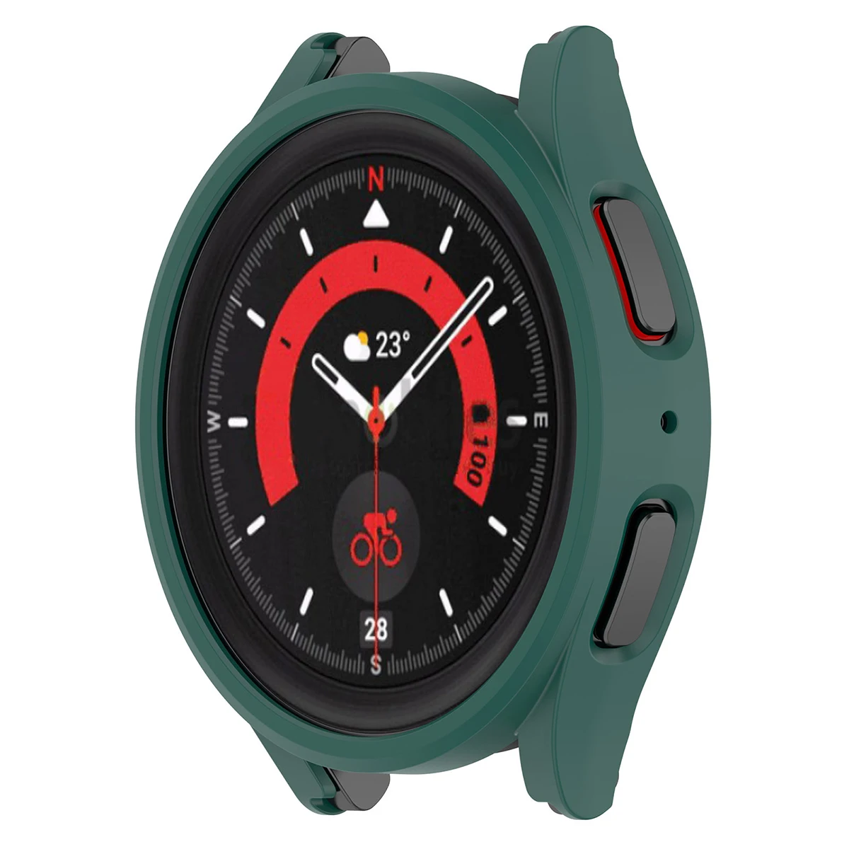 Sleek Matte Protective Bumper Shell for Samsung Galaxy Watch7 Smartwatch