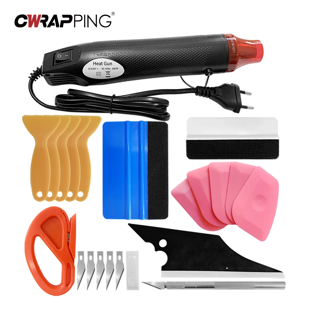 Car-Wrap-Vinyl-Hot-Heat-Gun-Raspadores-Ferramentas-De-Embrulho-Raspador ...