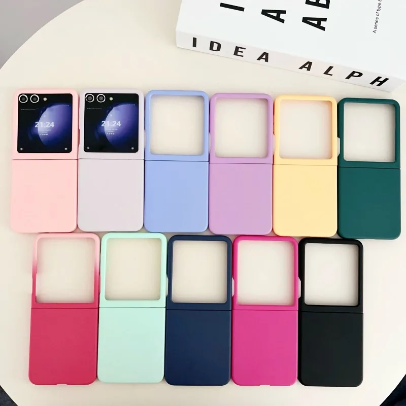 Sleek & Durable Plastic Skin Feel Protective Phone Case with Large Window