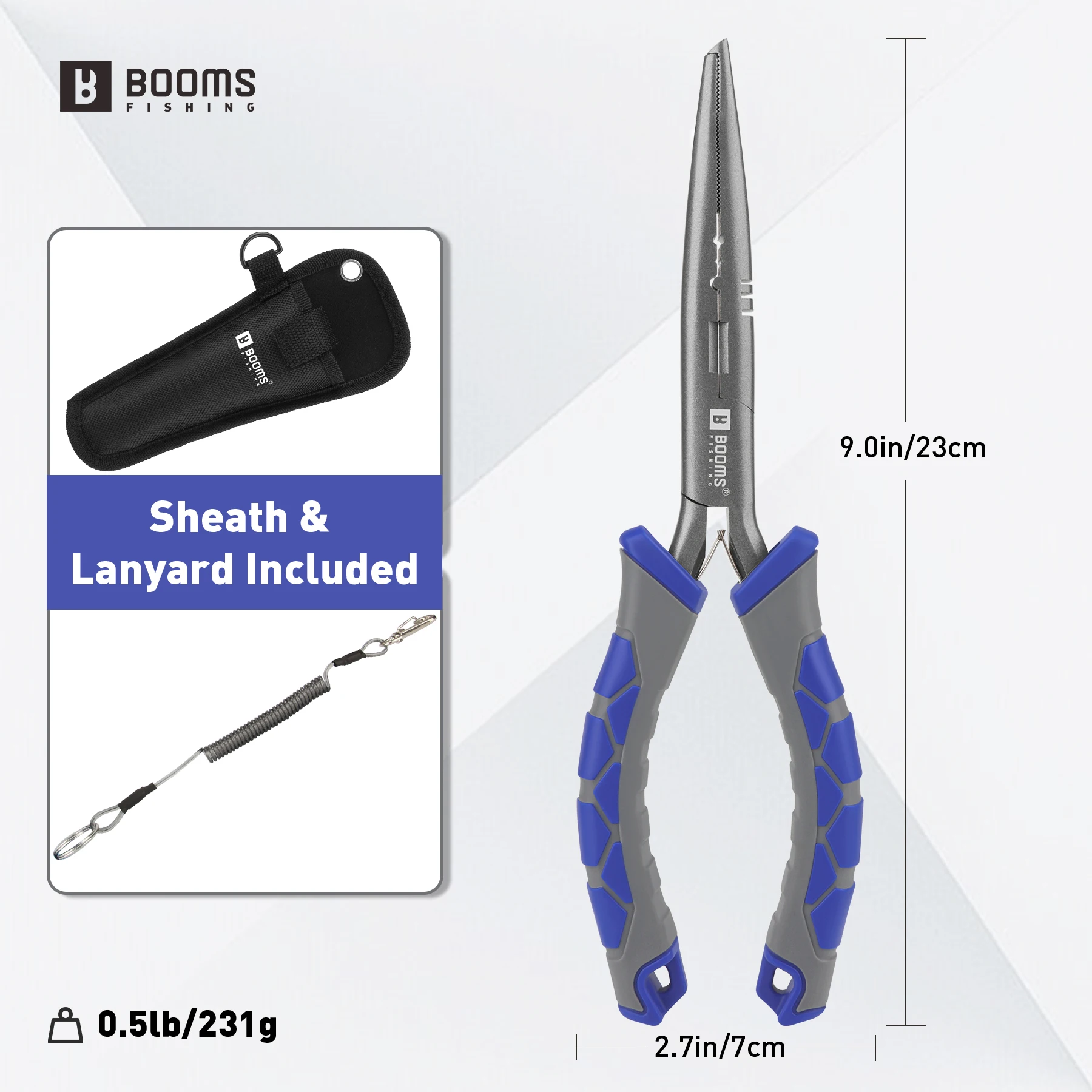 Booms Fishing Long Nose Pliers 6