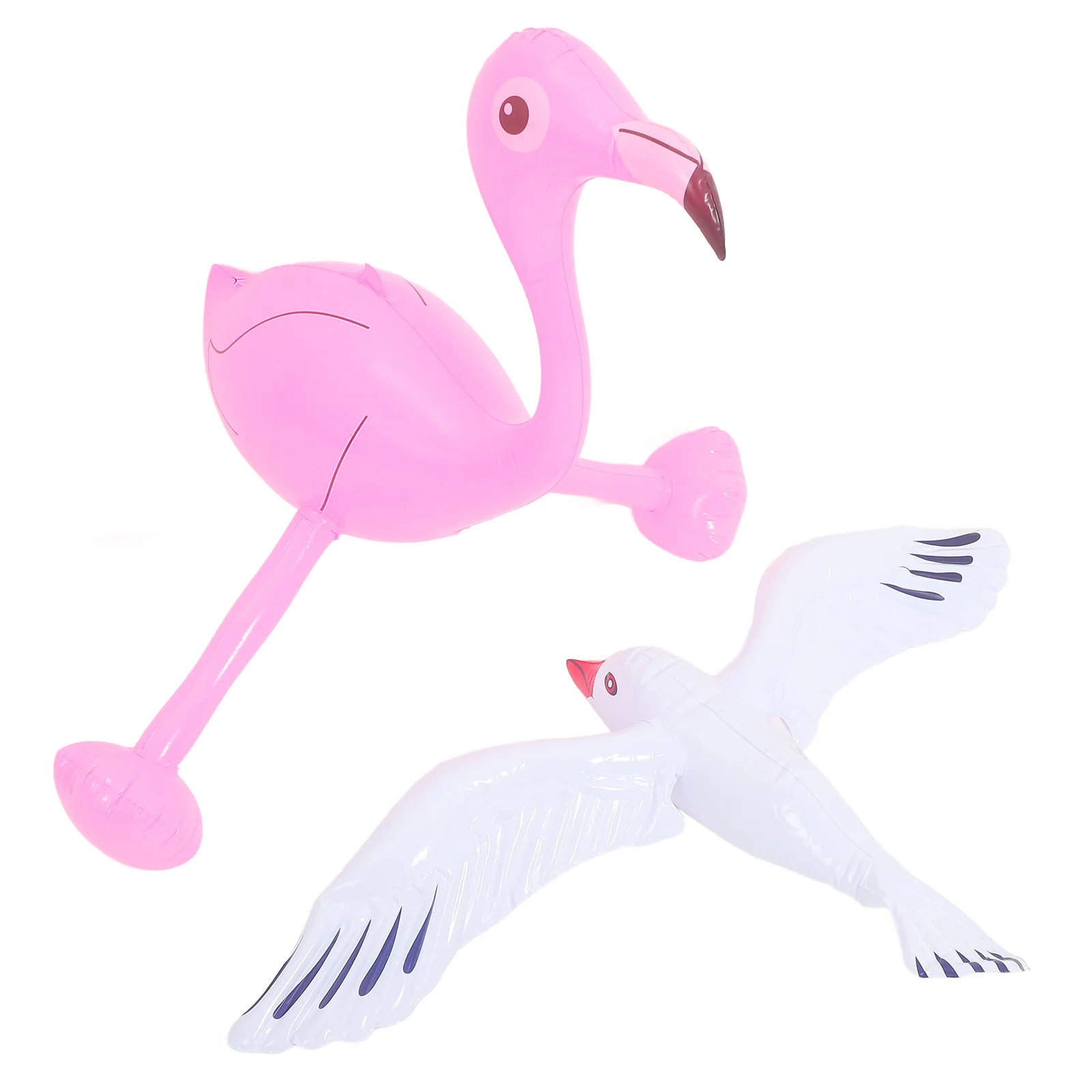 

2 Pcs Balloon Pool Sea Gull Toy Swimming Beach Theme Party Decorations Outdoor Playset