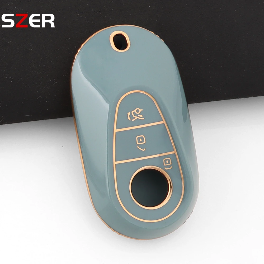 Premium TPU Car Key Protector and Keychain