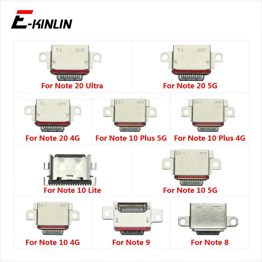

Micro USB Jack Connector Socket Type-C Charging Port Charger Plug Dock For Samsung Galaxy Note 8 9 10 Lite Plus 20 Ultra