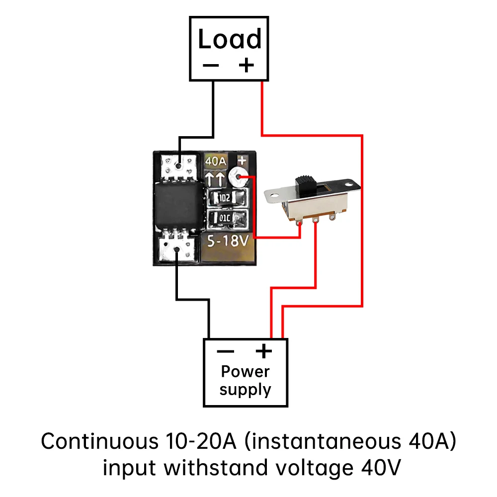 전자 DIY 프로젝트를 위한 고전류 MOSFET 트리거 스위치 모듈 40A-300A PWM 제어