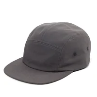 Classic 5 Panels Cap Flat Bill Washed Cotton Camping Running Hats Solid Soft Low Crown Classic Baseball Caps Adjustable 1