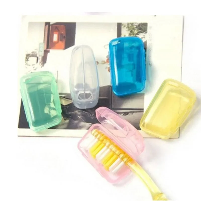 5pcs/set Portable Travel Toothbrush Case Cover Men Women Toothbrush Packing Organizer Waterproof Dustproof Protect Box toothbrush case