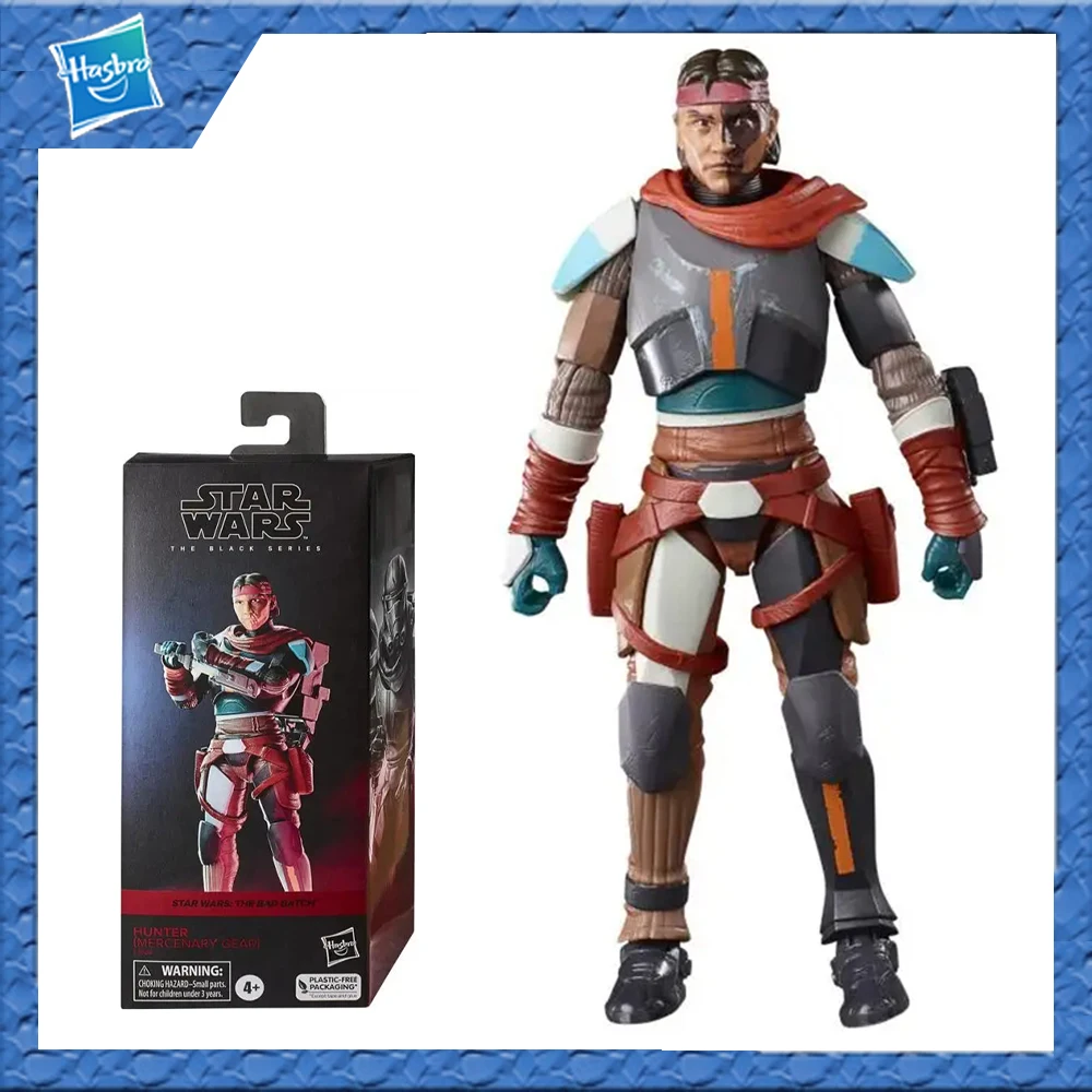 

New Hasbro Star Wars The Black Series Hunter (Mercenary Gear) The Bad Batch Animated 6-Inch (15Cm) Action Figure, In Stock