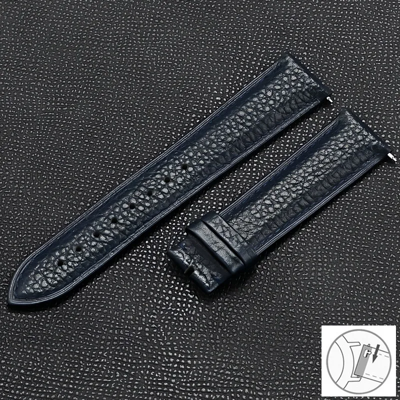 Elegant Universal Brown Genuine Leather Watch Band - Adjustable Cowhide Strap