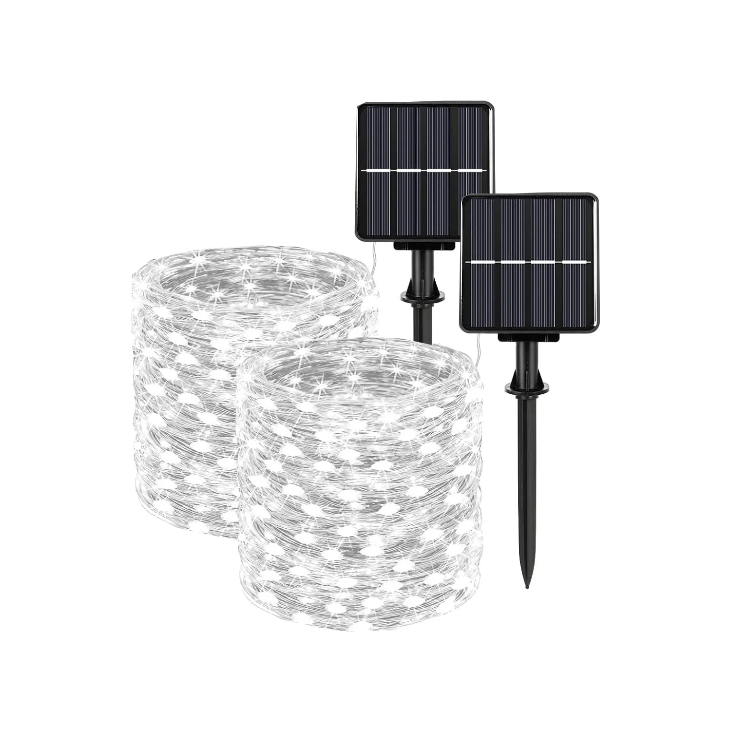 أضواء خارجية مقاومة للماء تعمل بالطاقة الشمسية ، أ...