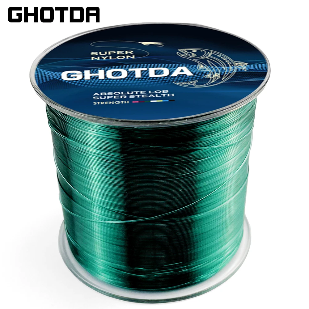 GHOTDA 500M Nylon Fishing Line Durable Monofilament Fishing Wire Rock Sea Line fishing line