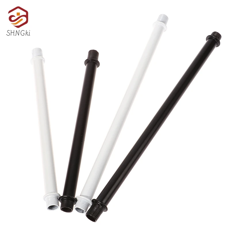 Lighting Accessories M10*1 Tooth Tube Lamp Double-headed External Tooth Hollow Metal Rod 10cm 15cm 20cm 30cm 40cm 50cm 1Pc led lamp accessories