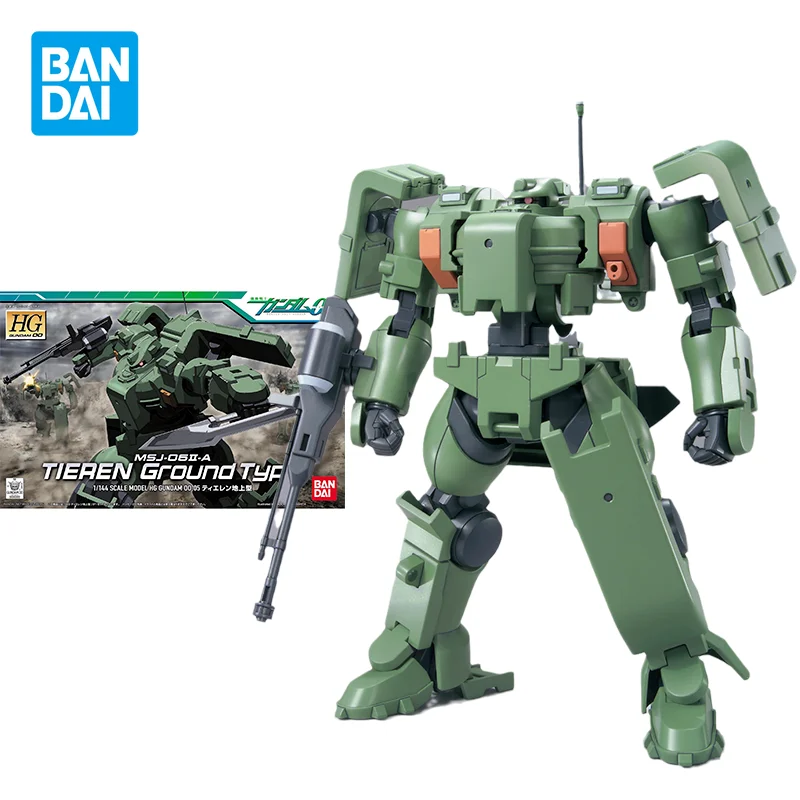 

Bandai Original GUNDAM Anime HG 1/144 TIEREN GROUND TYPE MSJ 062 A Action Figure Toys Collectible Model Gifts for Children