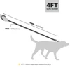 120cm PU Leather Dog Leash Soft 4ft Leather Dog Leash Pet Walking Training Leads Durable for Small Medium Dogs Pitbull Chihuahua 6