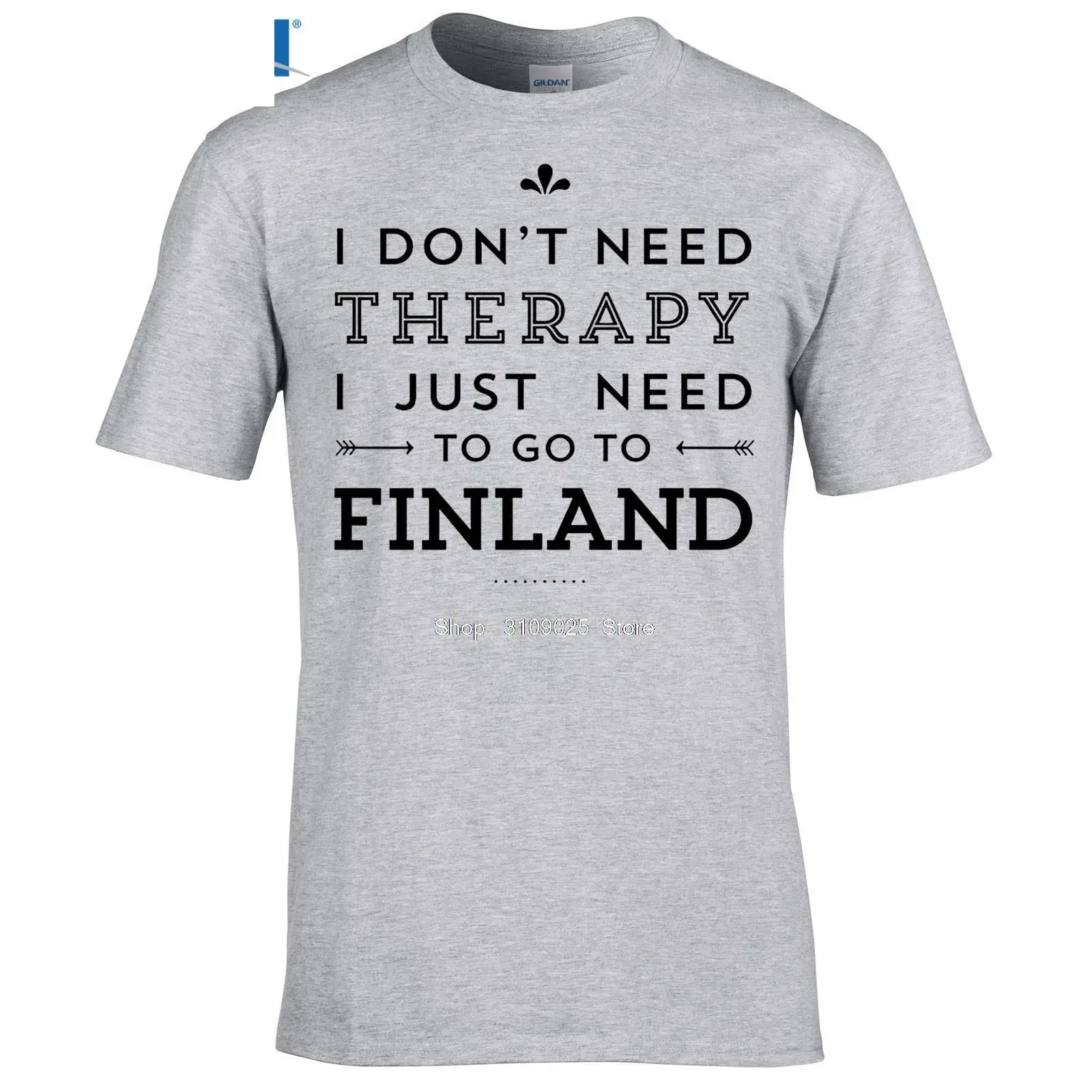 Maglietta In Cotone Da Uomo Divertente Ho Solo Bisogno Di Andare In Finlandia T-Shirt Funny Man Daily Plus Size Tees Clothes Top
