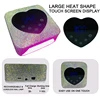 Cute Heart Design Manicure Pedicure Machine LCD Touch Screen Cordless Power Storage Cure UV LED Nail Lamp with Rhinestones 4