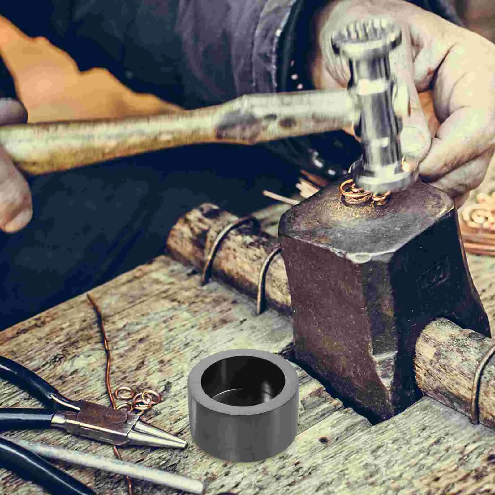 

Graphite Evaporating Dish Moulds Kit Crucibles for Melting Metal Outer Diameter Lead Pot Ingot Molds Small