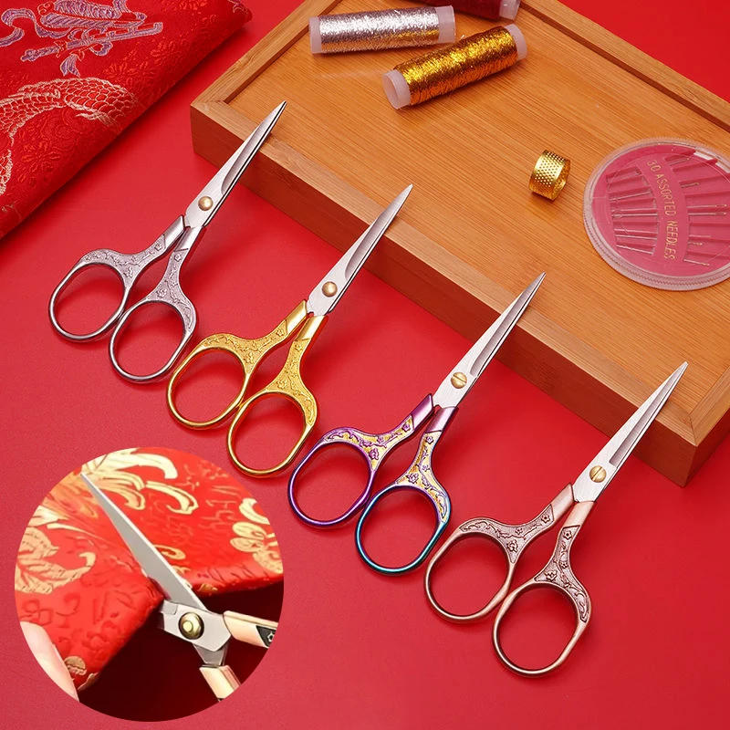 Red Dot 8-Inch Dressmaker Shears - Stainless Steel Fabric Scissors With Offset Handles - View #2