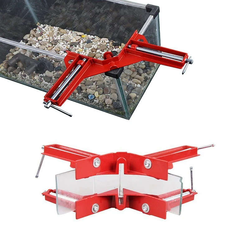 Size : 4 inches HUIJUNWENTI New 90 Degree Right Angle Clamp Picture Frame Corner Clip 100MM Mitre Clamps Corner Holder Woodworking Hand Tools 4 inch Size : 4 inches HUIJUNWENTI New 90 Degree Right Angle Clamp Picture Frame Corner Clip 100MM Mitre Clamps Corner Holder Woodworking Hand Tools 4 inch