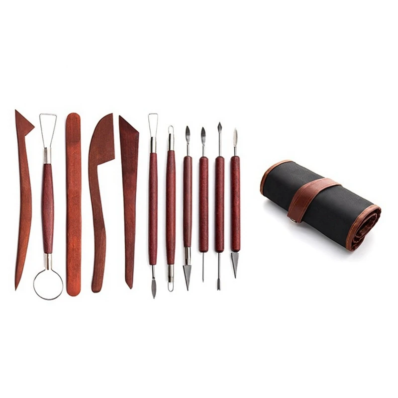 12 Pcs Polymer Clay Tools Ceramic Pottery Tools Sculpting Kit Wax Tools For Shaping Embossing Sculpting Clay Soap Making wood work bench
