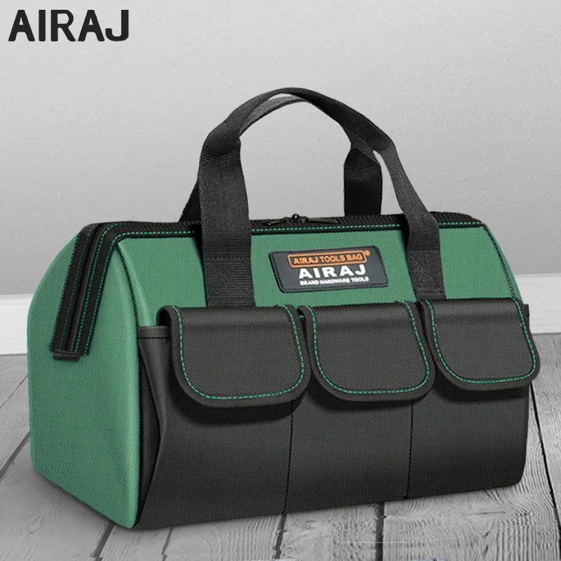 AIRAJ 13 16 18 inch Tool Bag Strong Multi Function1680D Oxford Cloth Waterproof Electrician Bag Multi Pocket Anti Fall