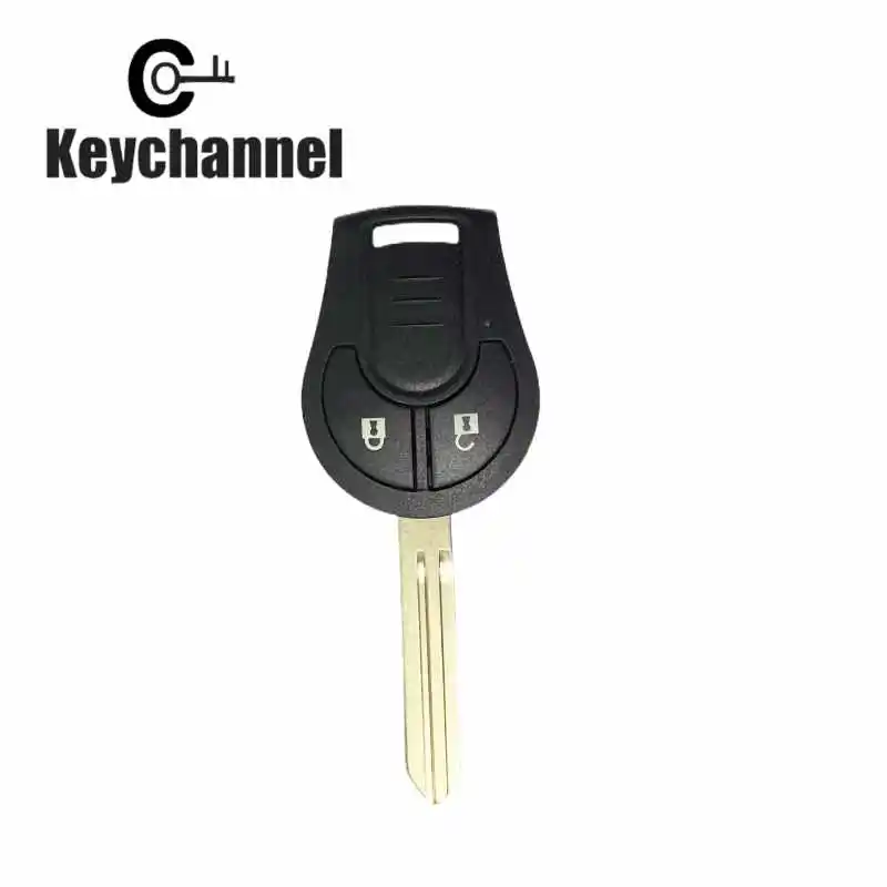 Фото Keychannel 2 3 4 кнопки Автомобильный ключ ID46 315/433 Мгц дистанционный брелок для Nissan Tida Sentra Versa Nossa CWTWB1U751/61 с ключом NSN14 №2