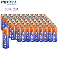 PKCELL 80PCS 12V Alkaline Battery Ultra 23A Batteries Long Lasting 12 Volt A23 Battery for Doorbells and Power Remote 1