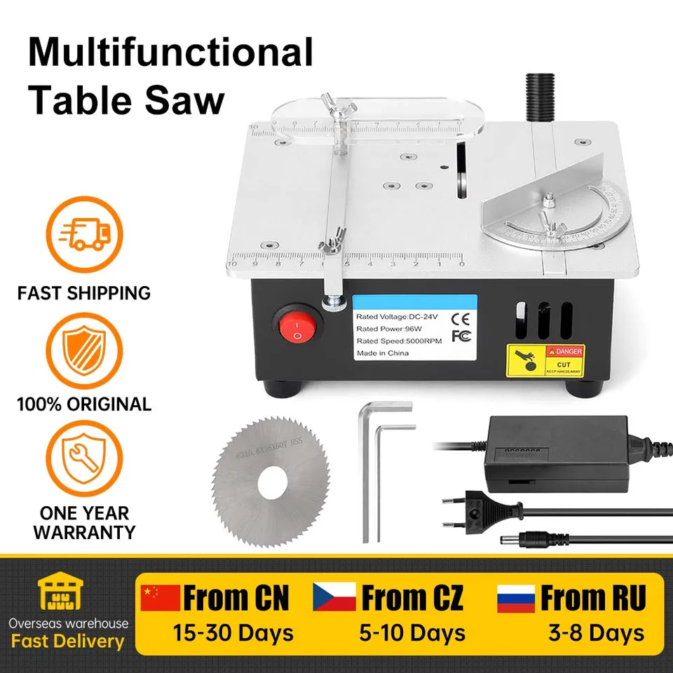 Mini sierra de mesa multifuncional, sierras eléctricas de escritorio,  pequeña herramienta de corte D MABOTO Sierra de mesa