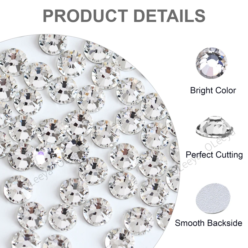 Wholesale Ss4-Ss40 Round Strass Hot Fix Crystal Flat Back Rhinestone Bulk  Flatback Glass Hotfix Rhinestone for Wedding Dress for Nail Decorations -  China Hot Fix Stone and Hot Fix Rhinestone price