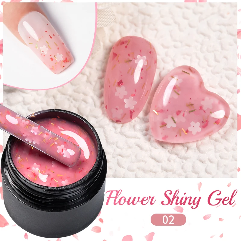 Flower shiny gel 02